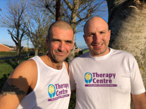 Jason and Leon - marathon runners for HMSTC