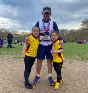 Image - London Marathon runner and Team HMDSTC member Tony Baum