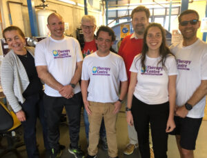 Team HMSTC taking oxygen therapy in lead up to London Marathon 2022